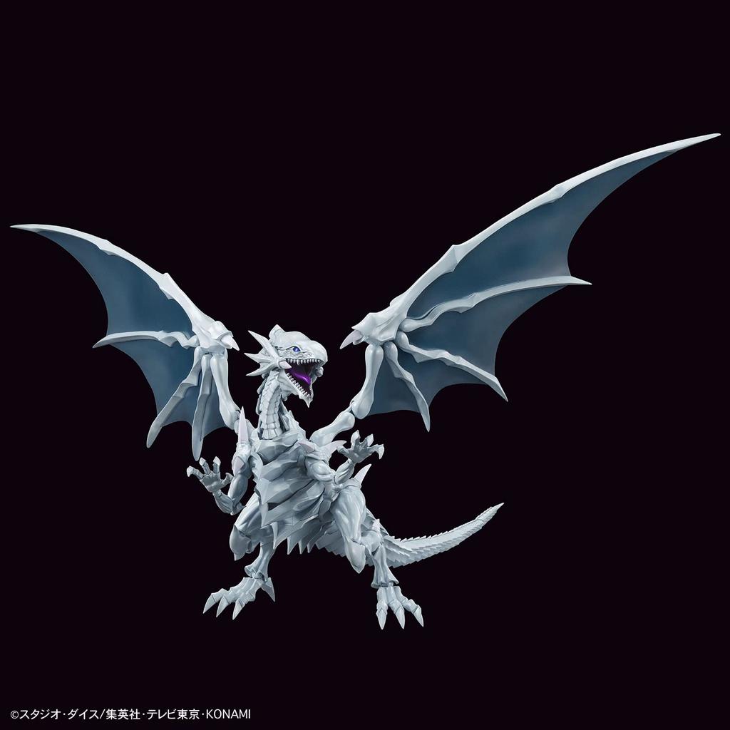 BANDAI SPIRITS Figure-rise Standard Amplified Yu-Gi-Oh! Blue-Eyes White Dragon Color-Separated Plastic Model Kit