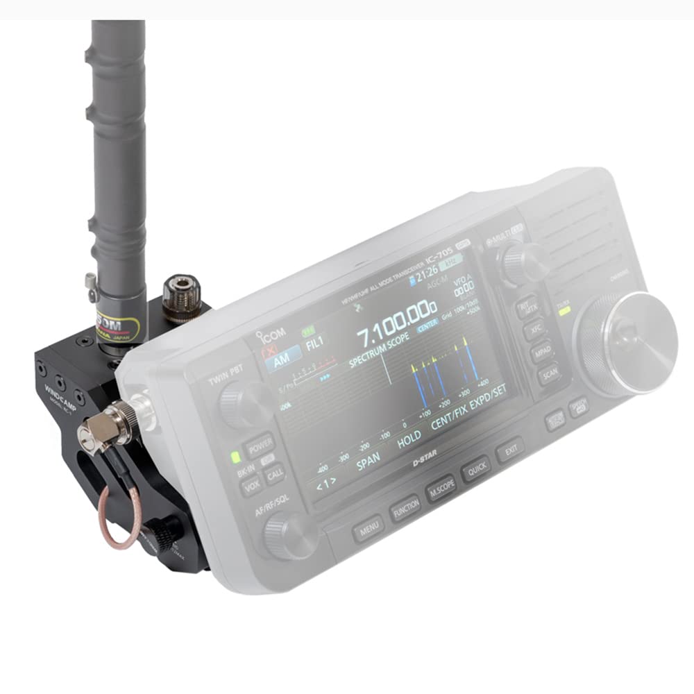 YZTERA WINDCAMP Quick Detach Antenna Support for ICOM Portable Transceiver RC-1 IC-705