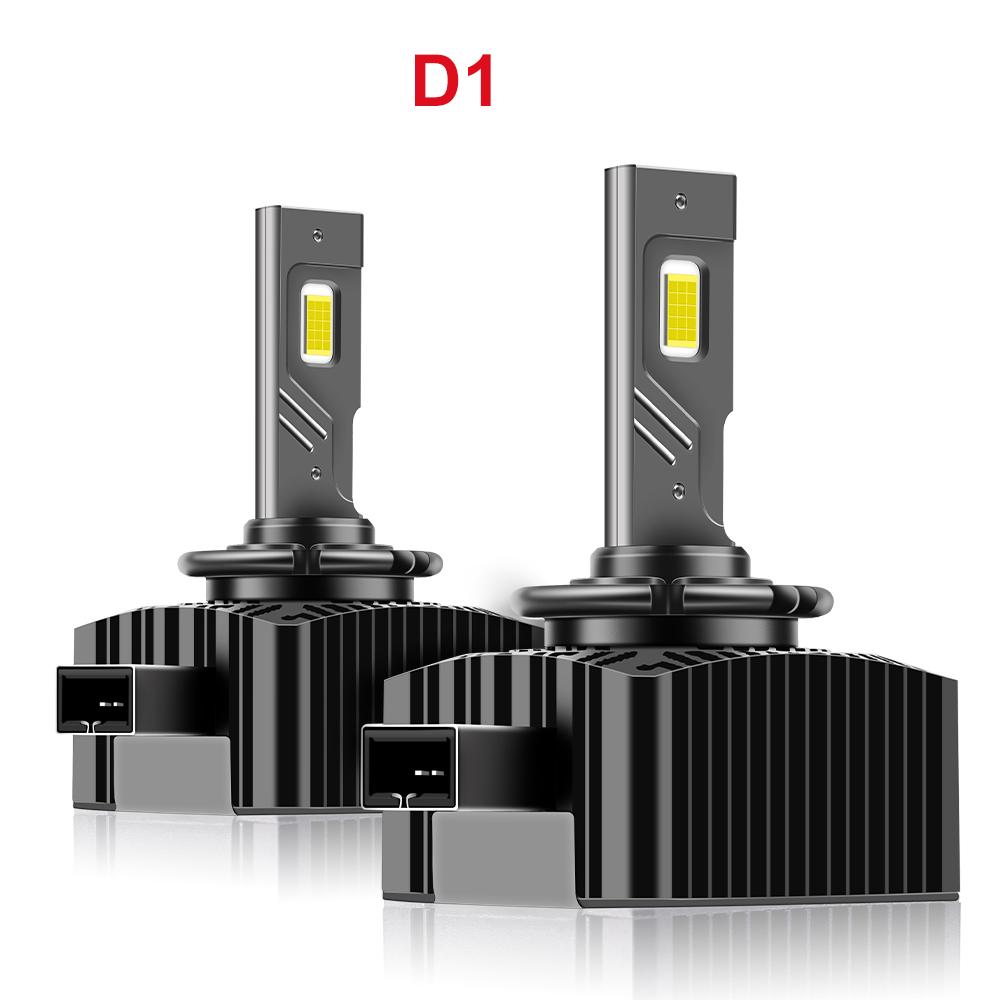 2 шт. Светодиодные фары для автомобиля серии D D1S, HID лампы D1S D1R, Турбо-фары 20000 лм 6000K, Автомобильная лампа, CANbus, Без ошибок, Plug&Play
