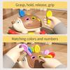 Сенсорные игрушки-ежики для малышей, Монтессори, игрушки для развития мелкой моторики, развивающие сенсорные дорожные игрушки для детей 1, 2, 3, 4 лет