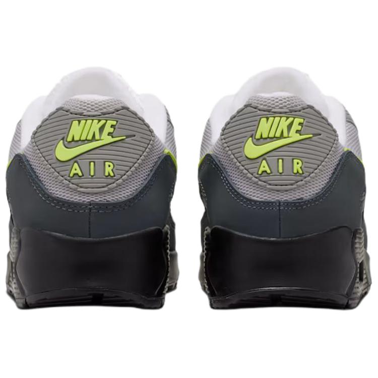 Nike Кроссовки Air Max 90 Neon Мужские Черный Неоново-Желтый Антрацит Светло-Угольный Жемчужно-Серый Белый IQ0289-010
