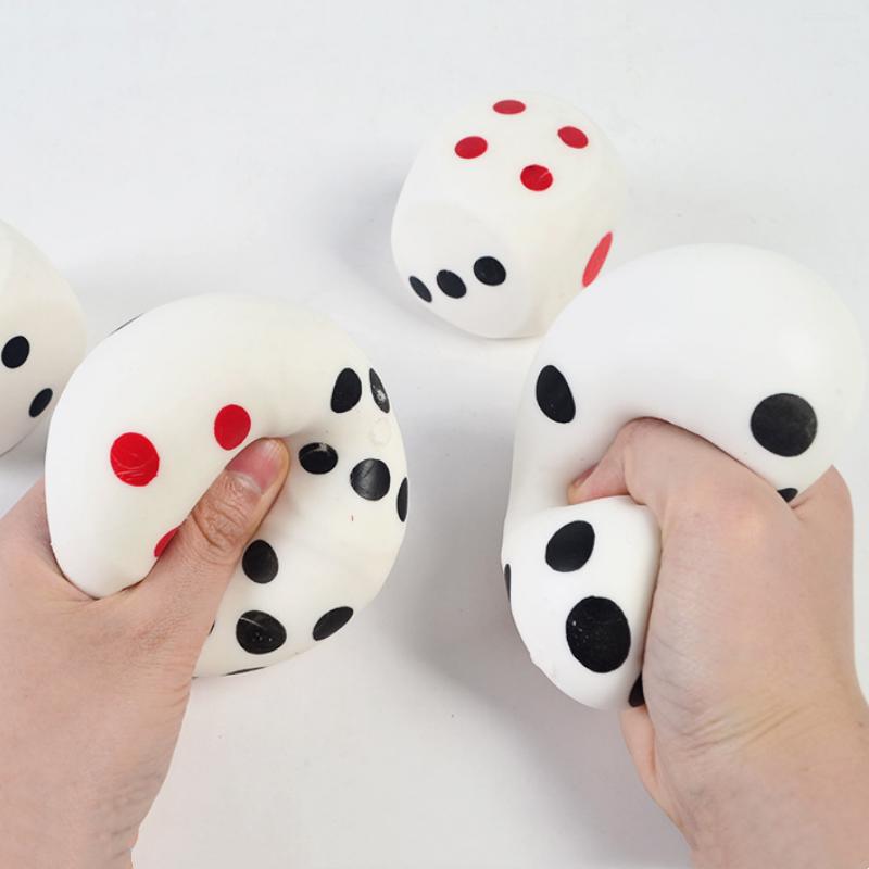 Squishies Di Toy Soft Slow Rising Large 6-Sided Di with Dots Stress Relief Kids Toys Collection Decorative Props