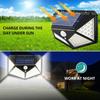 Multifunctional LED Solar Light With Motion Sensor Outdoor Garden Courtyard Waterproof Decoration 140° Lighting Wall Lamp