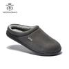NDB Men's Slippers Warm Memory Foam Suede Shoe Plush Shearling Lined Slip On Indoor Outdoor Clog House Slippers Plus Size 40-50