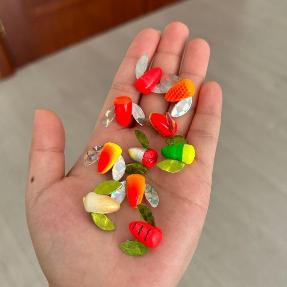 5pcs Color Random Oval Bobber Fishing Foam Float lure Buoys Walleye Spin Float Bait Trout Strike Indicator Foam Float lure