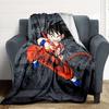 1PC Dragon Ball Z, Goku Blanket Soft Warm All Season Throw for Sofa, Bed, Car, Office Vibrant Colorful Design, Durable & Cozy Gift