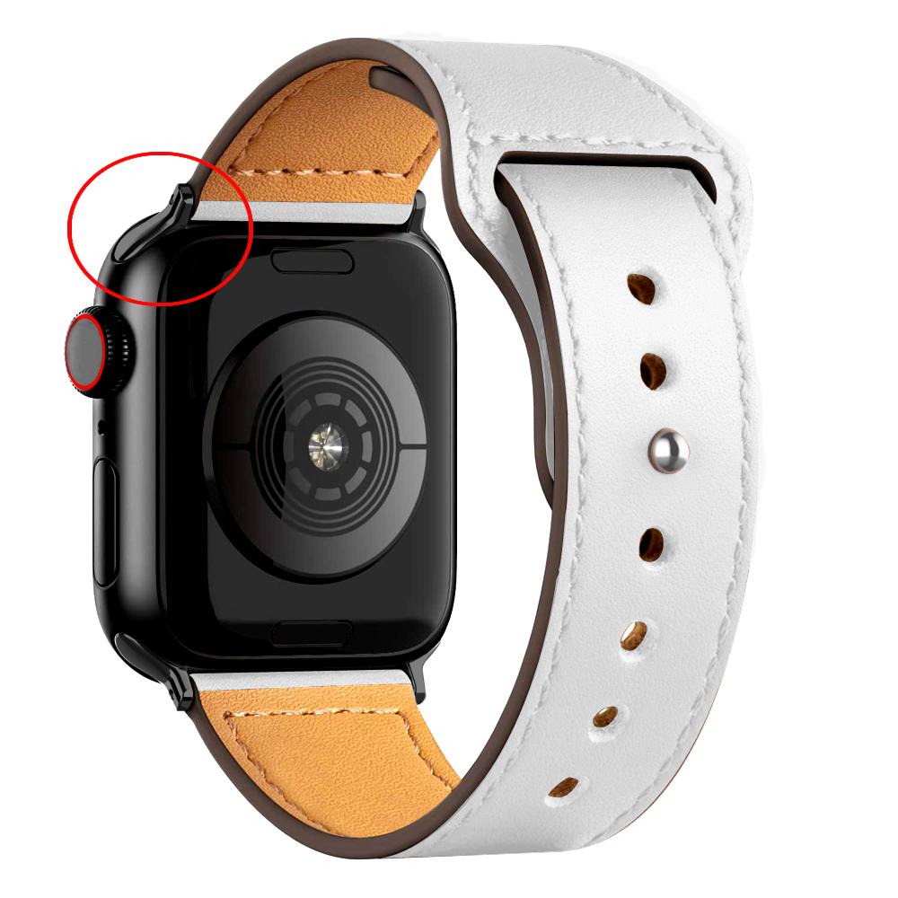 Leather strap For Apple watch band 44mm 45mm 49mm 40mm 42mm 46mm wristband correa bracelet iWatch series 8 9 10 11 SE 7 Ultra 3