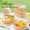 Kraft Paper Disposable Lunch Box