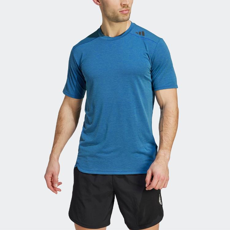 Adidas Designed for Training AEROREADY HIIT Color-Shift Training Tee Lucid Blue/Pulse Mint Men Streetwear HS7461