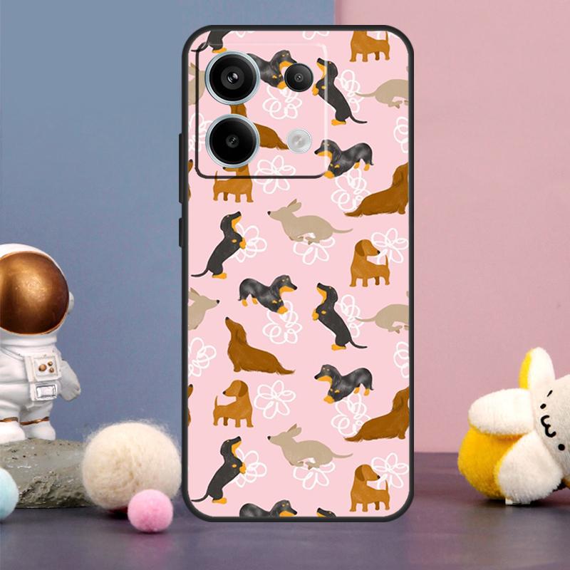 Dachshund Dackel Dog Case For Xiaomi Redmi Note 15 Pro Plus 10 11 12 13 14 Pro Redmi 15 15C 14C 10C 12C 13C Cover