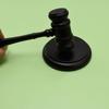 Durable Base Costume Sound Block Wood Gavel Lobster Hammer Simple Design Judge Hammer  Court
