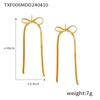 Bowearring bowknot jewelry - niche metal, instagram-style design jewelry set