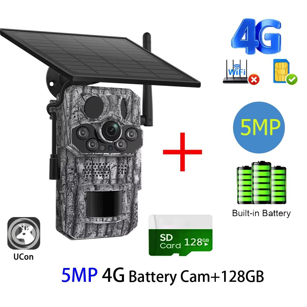 4G 2K 5MP PIR датчик движения активируется время срабатывания ночного видения IP66 охотничий след водонепроницаемый дикая природа батарея солнечная камера литиевая батарея