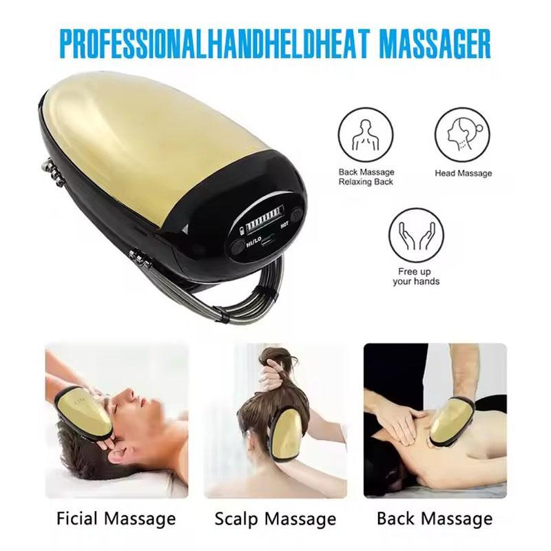 Cordless USB Charging Health Care Relax Shoulder Body Facial Neck Head Scalp Massage Kneading Vibrating Device Handheld Massager