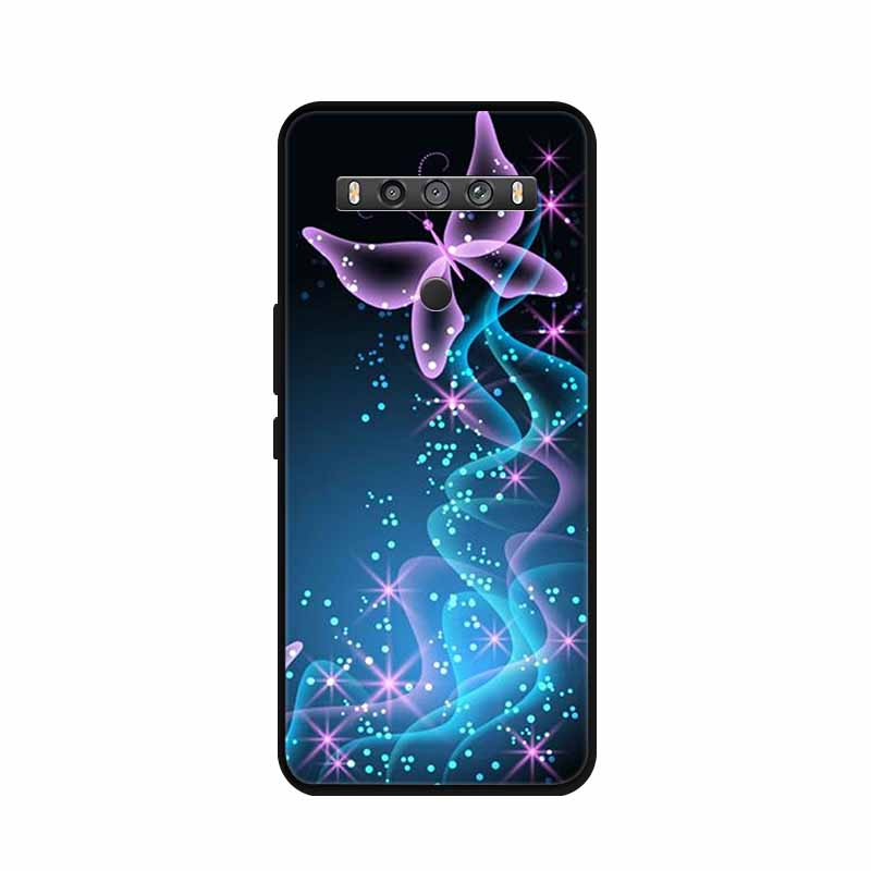 Для TCL 10 5G UW Чехол Животные Силикон ТПУ Мягкая Крышка Телефон Coque Для TCL 10 SE TCL10 5G UW Capa Ударопрочный Мультяшный Волк Funda