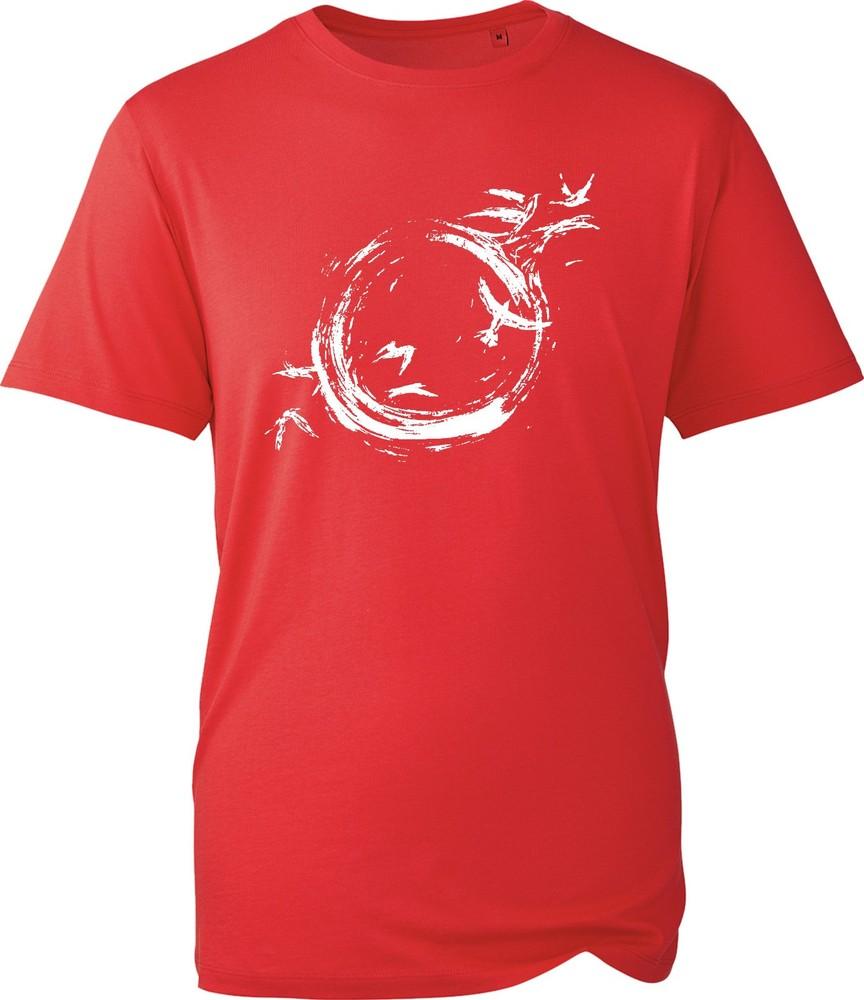 Enso Circle T Shirt Unisex Zen Ink Brush Graphic Tee Japanese Calligraphy Top