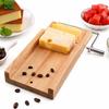 Wooden Cheese Slicer Stainless Steel Wire Food Slicer Durable Cheese Cutting Board  Cake Slicing