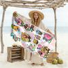 Spongebob Squarepants vibrant beach towel Foldable Couple beach towel, family beach towel set Vibrant Pattern Gift for Festivals