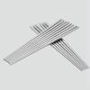 1 Pair Stainless Steel Chopsticks Set Chinese Chopsticks Sliver Dinnerware Reusable Tableware Sets