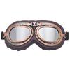 Retro Motorcycle Goggles Glasses Windproof Vintage Moto Classic Goggles for Harley Pilot Steampunk ATV Bike Copper Helmet2