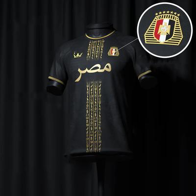 Классическая Кастомная Египетская ИИ ChatGPT Унисекс Джерси 24/25 Домашняя Джерси Гостевая 3D-принт Футбольная ФОРМА Футболка Взрослые ДЕТИ Дышащий Топ