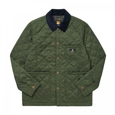 Barbour Mqu1735 Mqu Gn73 Barber X MaiSon KitSune Голова Лисы Алмазная Квалификация Мужская Куртка