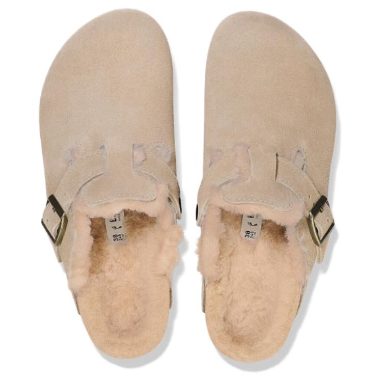 Birkenstock Тапочки Boston из замши 1028289