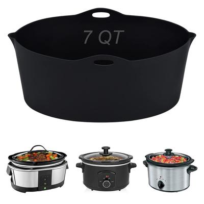 1шт. Силиконовая корзина для фритюрницы, силиконовый противень для выпечки в аэрогриле, многоразовая форма для сковороды, пиццы, жареной курицы