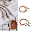 4mm Shoulder Strap 15/23/31/47in Round Band Bucket Bag Strap with Buckle for DIY Lady Purse Crossbody Shoulder Bag Belt