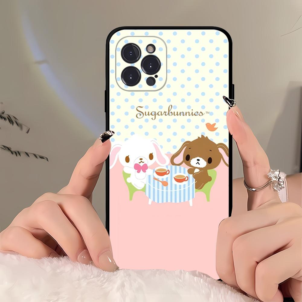 Чехол для телефона S-Sugarbunnies для iPhone 16 15 14 11 12 13 Mini Pro XS Max Чехол 6 7 8 Plus X Funda Shell
