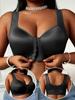 Women S Front Closure Push Up Plus Size Smooth Sports Bra No Underwire