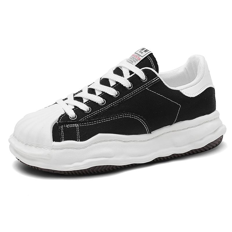 Мужские и женские летние туфли-ракушки с изголовьем, повседневные туфли на платформе, белые туфли, парусиновые туфли, увеличивающие прилив, туфли