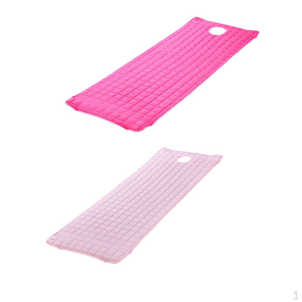2pcs Spa Massage Table Thick Sheet Cover Beauty Bed Mattress Rose Red Pink