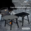Гостевой век Площадь Горный Портативный Алюминиевый Складной Стол для Кемпинга и Пеших Прогулок на Открытом Воздухе, Черненый Стиль
