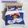 3pcs Gaby's Bubble House4 Design Cover Set - HD Printed Bedding with 1 Cover and 2 Pillowcases - Perfect for Home and Dorm Decor