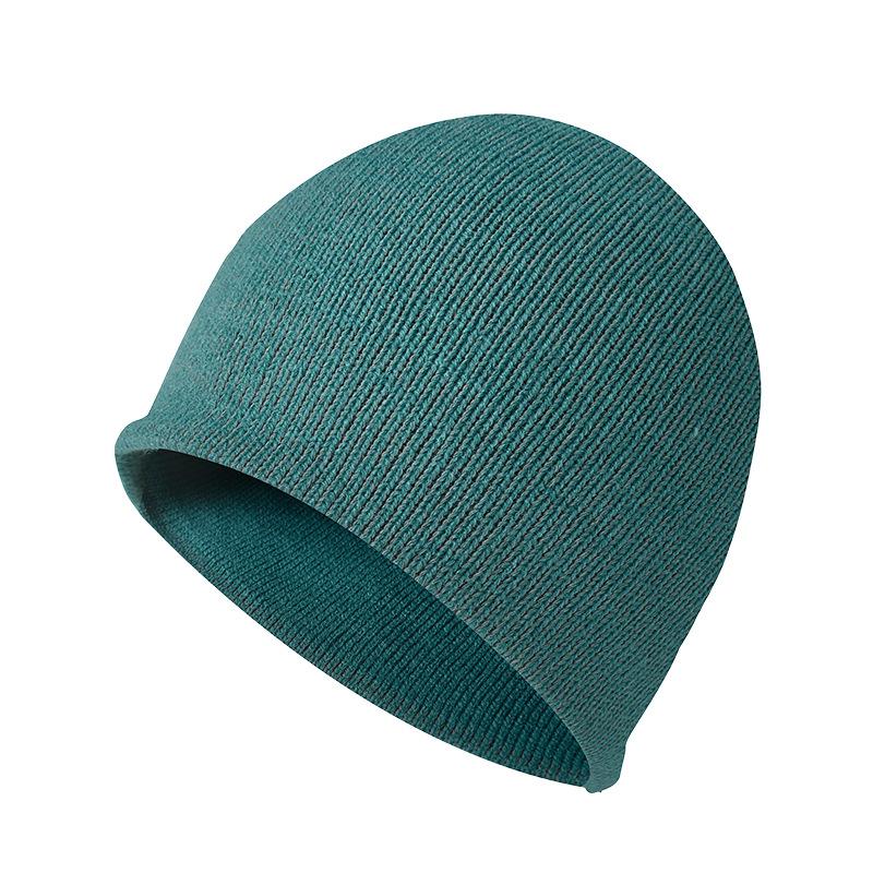 Светоотражающая вязаная шапка высокой видимости для мужчин и женщин, спортивная шапка для велоспорта и катания на лыжах, шапка для холодной погоды, теплая шерстяная шапка-бини