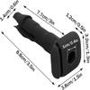 Lightweight Headrest Guide Sleeve Plastic Headrest Post Guide Collar Headrest Lock Insert  for Van
