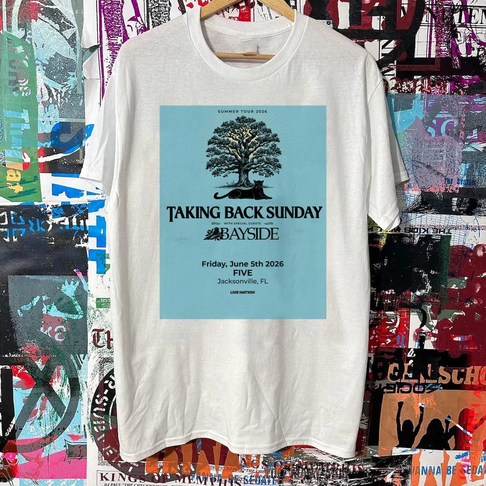 Taking Back Sunday Summer Tour Gift For Fan Full Size S to 5XL Unisex T-Shirt