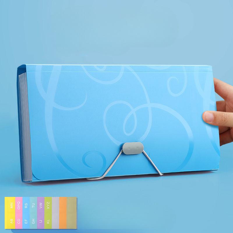 1 шт. Папка для документов с маркировкой, карман для документов с 13 карманами, папка-органайзер, папка для сортировки для квитанций-фактур, купонов, флеш-карточек