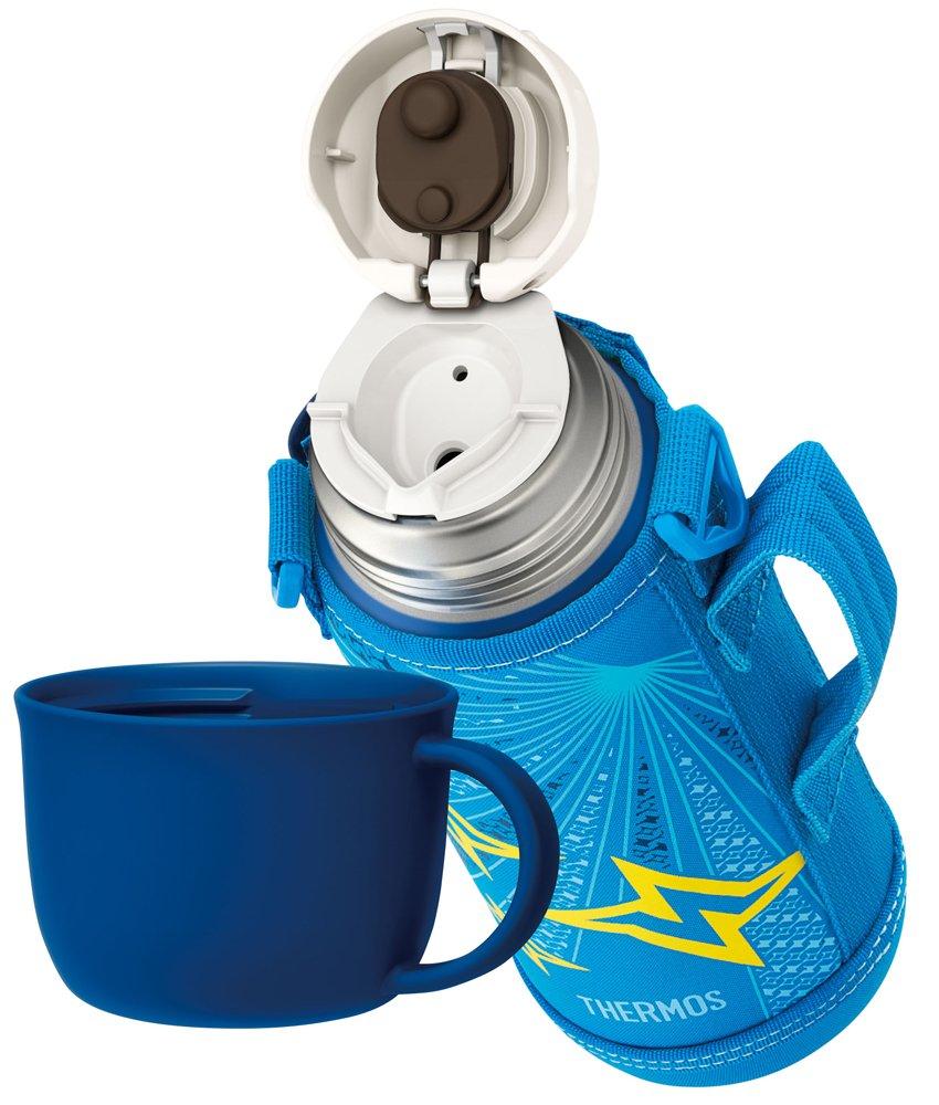 Термос с вакуумной изоляцией 2WAY Бутылка Синий Желтый BLY 830 мл/800 мл FHO-800WF