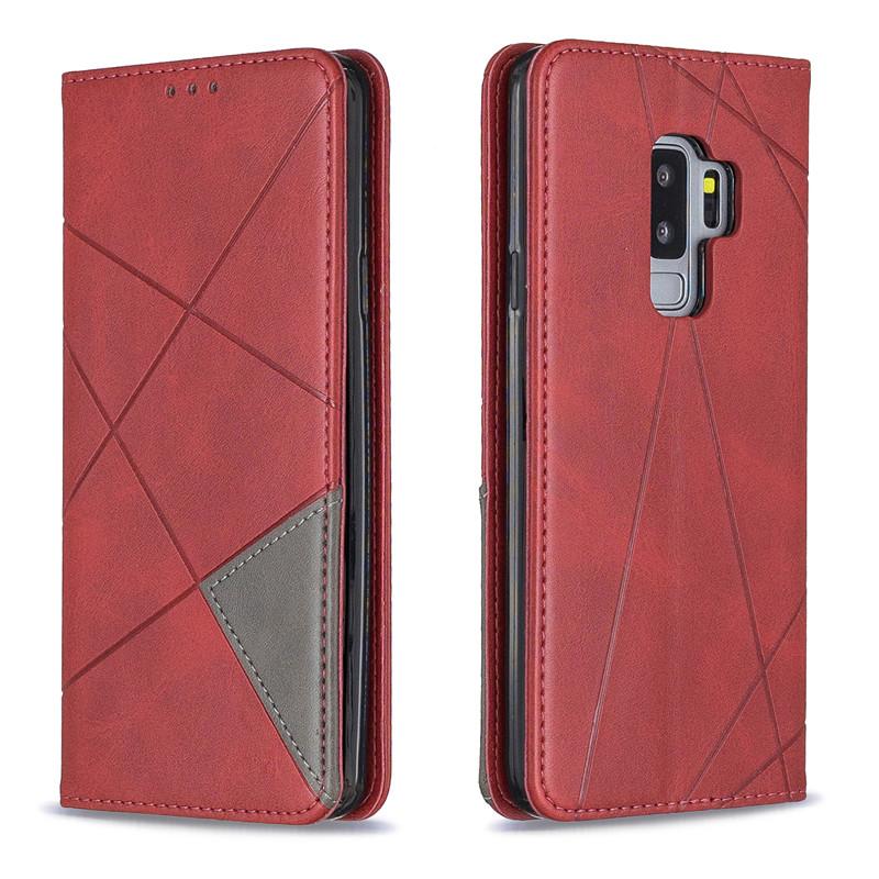 Чехол-книжка для Samsung Galaxy S9 S 9 Plus 9Plus S9Plus G965F G960F G965 Обложка Магнитная Кожаная Подставка Чехлы для Телефонов Сумки
