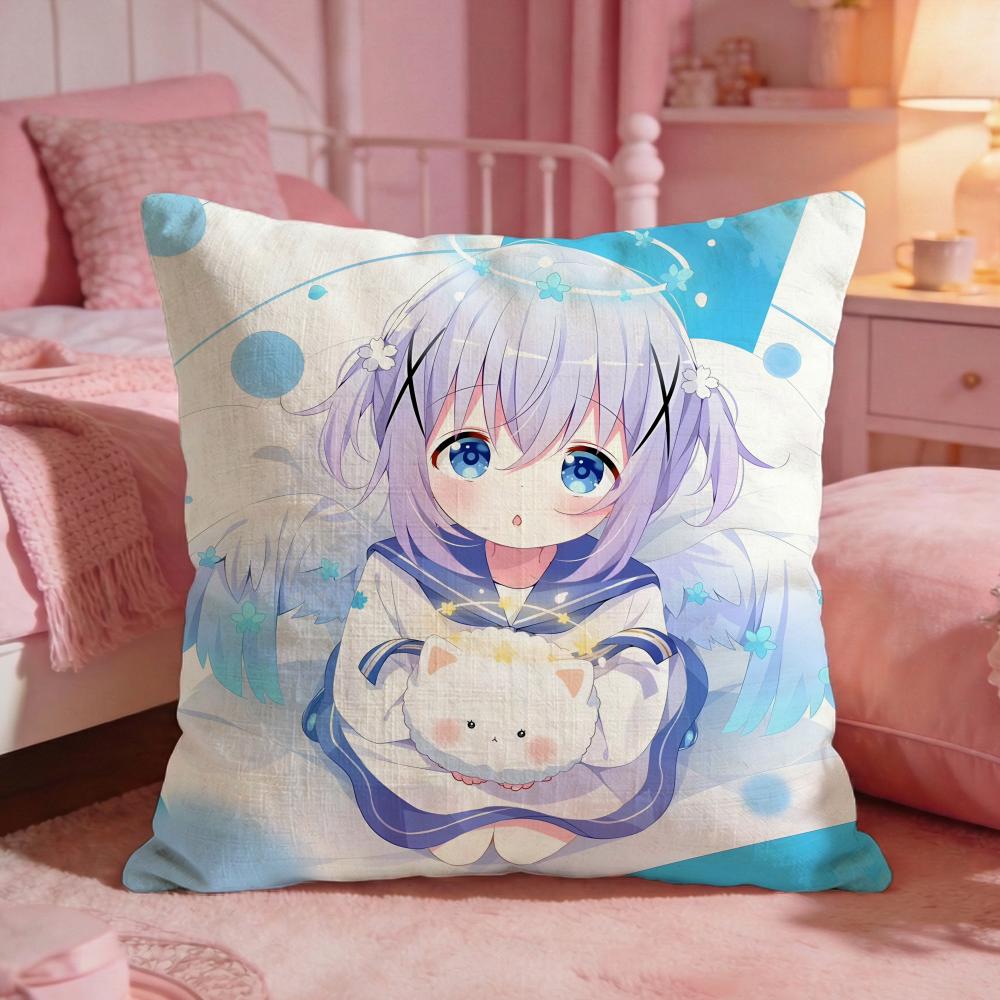 lIs the Order a Rabbit Cushion Cover Premium Comfort Reversible Pillow Cove Two in One Design for Any Room Car Interior