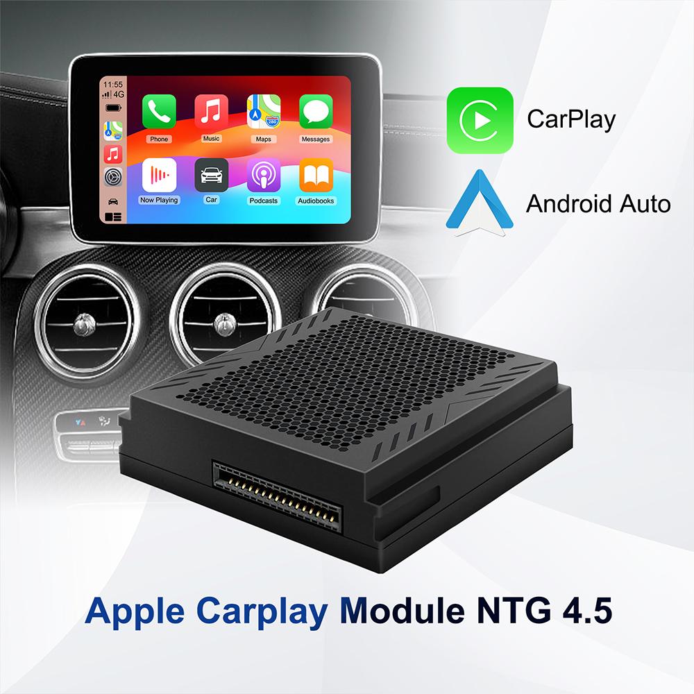 Обновление беспроводной Carplay подходит для Mercedes Benz ABCE CLA GLA GLK ML Sprinter NTG4.5 Becker Module Android Auto Navigation