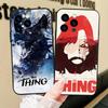 Вещь-Т - Триллерный Фильм Джона Карпентера Чехол для Телефона Для IPhone 17 Air 16 15 14 13 Pro Max 11 12 Черный Силиконовый Чехол