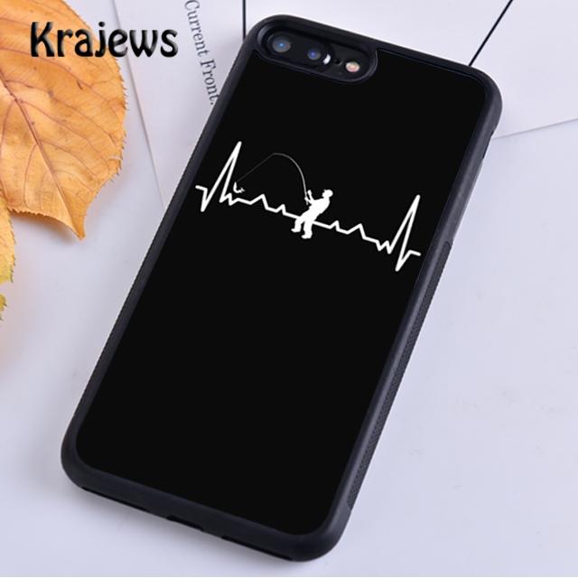 Krajews Eat Sleep Fishing Repeat Phone Case Cover For iPhone 17 Air 16 15 14 plus 12 13 pro max coque Fundas