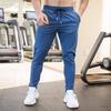 Спортивные штаны Ice Silk, мужские, летние, ультратонкие, охлаждающие, сухие, спортивные штаны для бега, дышащие, повседневные, для фитнеса