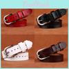 Leather Women Genuine Belt Metal Pin Buckle Jeans Waist Belt Decoration Fashion