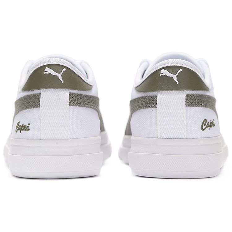 Puma Capri White Burnt Olive Unisex Sneakers 369246-14