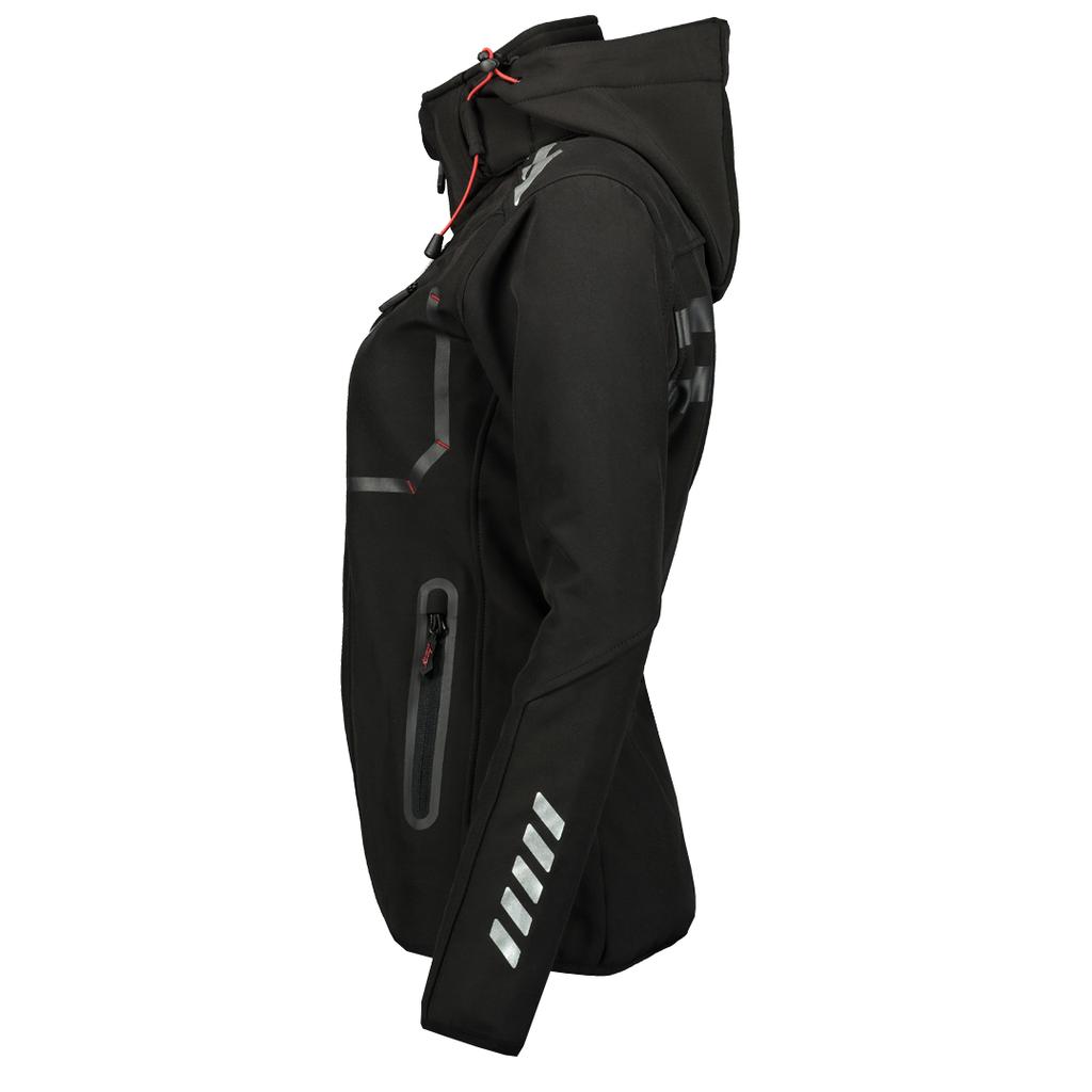 Kurtka softshell męska Lady Softshell Geographical Norway REINE BLACK-BLACK LADY 2601 DBC Black / Black (WW7043F/GN Black / Black)/wu8088