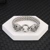 Stainless Steel Wolf Head Bracelet Jewelry Bracelet Fashion Men Bracelet